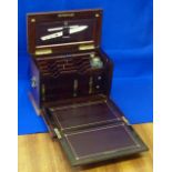 A good late 19th Century rosewood and ma