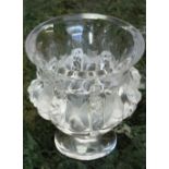 A modern Campana style Lalique frosted g