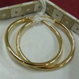 A pair of ladies 18 carat yellow gold Ho