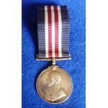 A First World War silver Medal awarded to Private H. Bytheway (No. 19550, 1/S.Staff:R.