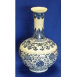 An 18th Century style (modern) Chinese porcelain Bottle Vase,