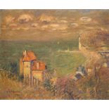 GUSTAVE LOISEAU (1865-1935) Vue de Fécamp, 1920Huile sur toileSignée et datée en bas à gaucheOil