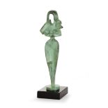 * Alexandre Archipenko (1887-1964) Egyptien, 1917Epreuve en bronze à patine verteNumérotée 6/12