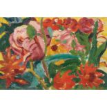 Louis Valtat (1869-1952) Bouquet de fleursHuile sur toile Signée des initiales en bas à droite.