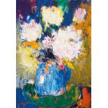 Bernard Lorjou (1908-1986) Bouquet de fleursHuile sur toileSignée en bas à gaucheOil on canvasSigned