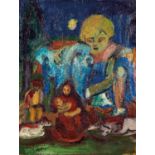 Pierre Ambrogiani (1907-1985) Rêve de Noël Huile sur toile Signée en bas à gauche Oil on canvas