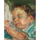 Michel Kikoine (1892-1968) Portrait d'un enfant Huile sur toile Signée en bas à gauche Oil on canvas