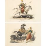 ANTOINE, CHARLES-HORACE DIT CARLE VERNET (1758-1836) MAMELOUK EN ÉCLAIREUR - MAMELOUK GRAVISSANT LES