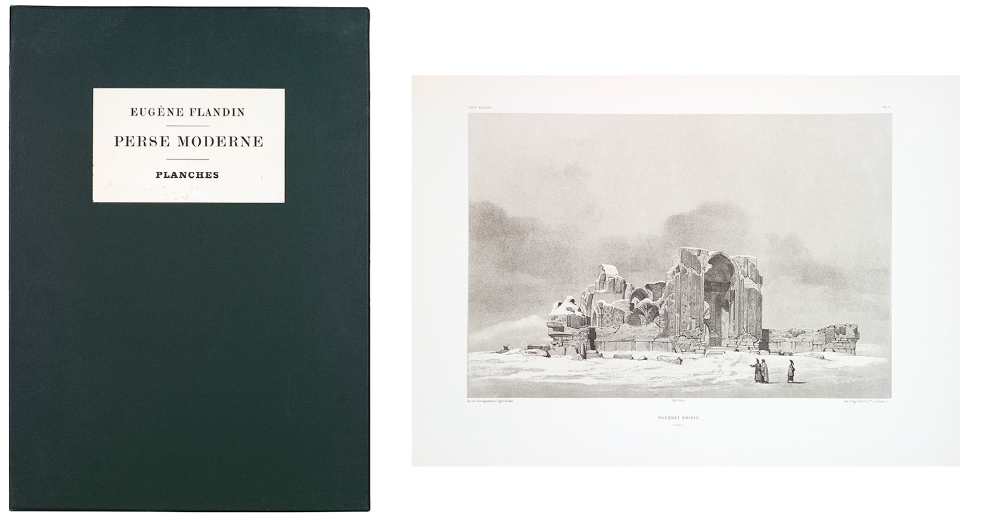 EUGÈNE FLANDIN PERSE MODERNE MODERN PERSIA Fac-simile du volume six, intitulé «Perse moderne», du «