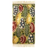 Josef FRANK (1885-1967) Tapis rectangulaire en haute laine tissé main, circa 1935, laines