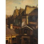 Émile Bernard (1868-1947) Les Toits Huile sur toile Signée en bas à droite 80 x 60 cm - 31 1/2 x