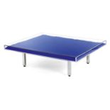 YVES KLEIN (1928-1962) Table bleue Verre, plexiglas, métal et pigment IKB 36,5 x 125 x 100 cm - 14