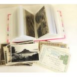 Approx 160 photo topo postcards of Devon and Cornwall including Dartmouth, Totnes, Lynmouth, Bodmin,