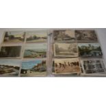 Approx 106 photo topo postcards including views of Bristol, Weston Super Mare, Glastonbury, Wem,