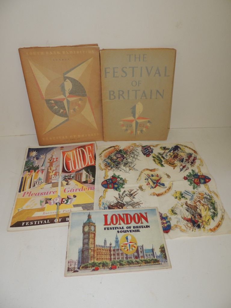 FESTIVAL OF BRITAIN 1951 - a Guide to the Pleasure Gardens, Battersea Park; a Picture Souvenir