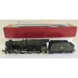 An Airfix constructed metal 4-6-0 loco and tender no.46170, BR green, in a Dapol box