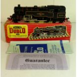 HORNBY DUBLO - 2218 2-6-4T 2 rail locomotive no.80033. BR black in original box with instructions