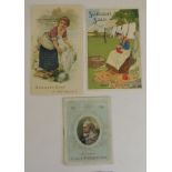 Advertising - two Sunlight Soap chromo litho advertising leaflets together with a Souvenir to