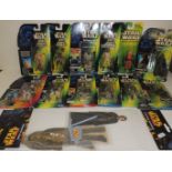 KENNER - twelve Star Wars figures: 7 The Power of the Force; 1 Power of the Jedi and 4 others, all