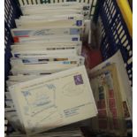 A large quantity of GB commemorative First Day covers c.1960 - 1980's together with some foreign