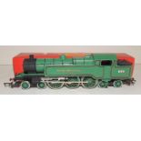 A constructed model of 4-6-4T LBSC Baltic "Remembrance", green, in Triang box