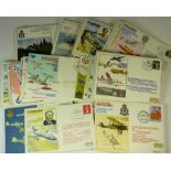 Approx 120 RAF "flown" covers, all unsigned, many different including Laker airways; various