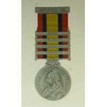 A novelty advertising card in the form of the South African War Medal for "Kingsford's Oswego"