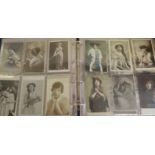 A collection of approx 264 postcards of actresses and music hall artistes including Phyllis Dare,