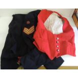 Mess dress for REME sergeant comprising jacket, waistcoat with stabrite buttons and trousers