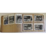 A large album of photographs c.1954 - 1956 relating to Royal Army Chaplains including views of the
