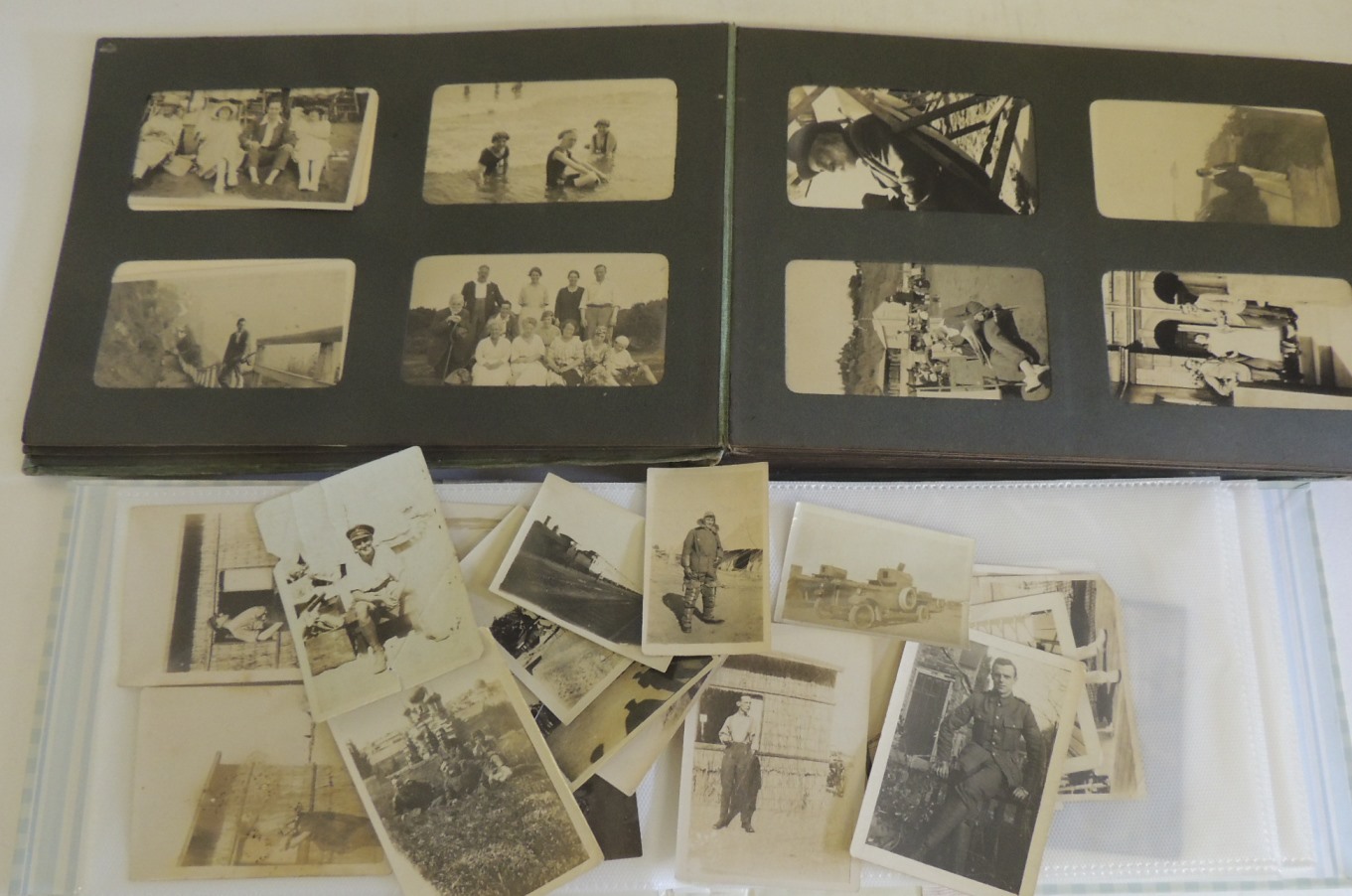 An interesting collection of photographs c.1930's relating to one family of Weston super Mare with