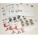 Royal Mail - 2012 Gold Medal Winner Covers no.s 1 - 29 in original envelopes ( nos. 25 - 27 lack