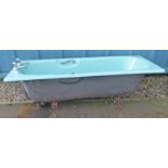 GREEN ENAMEL BATH