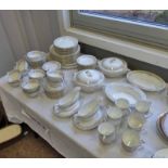 LARGE SELECTION OF AYNSLEY - PEONY DINNERWARE AND TEAWARE