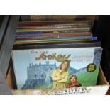 BOX OF LP RECORDS, MUSIC OF 1970'S INCLUDING NEW SEEKERS, NEIL DIAMOND, CARPENTERS ETC