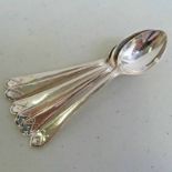 SET OF 6 SILVER GOLFING SPOONS