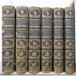 HISTORY OF BRITISH BIRDS BY REV. F. O. MORRIS IN 6 VOLUMES 1863-1864, 2ND EDITION WITH 358 HAND