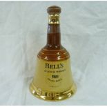 BELLS WHISKY DECANTER- THE STAFF BELL 1981