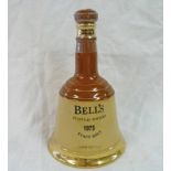 BELLS WHISKY DECANTER, THE STAFF BELL 1975