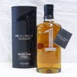 1 BOTTLE HIGHLAND PARK ONE IN A MILLION SINGLE MALT WHISKY - 70cl, 40% VOLUME, BOXED