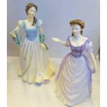 ROYAL DOULTON FIGURE FLOWER OF SCOTLAND HN4240 AND PRIDE OF SCOTLAND HN4453