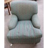 20TH CENTURY OVERSTUFFED ARMCHAIR