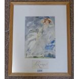 W E RANKEN,  THE PICTURE HAT,  SIGNED,  FRAMED WATERCOLOUR
