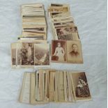 GOOD SELECTION EARLY PHOTOGRAPHS CARDS BY G.W. WILSON ETC