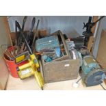 SELECTION OF TOOLS INCLUDING DRILL BITS, ETC.