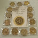 13 £2 COINS AND ROYAL MINT £5 COIN