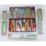 12 BOXED RAPALA LURES AND VARIOUS MINNOWS