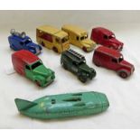 DINKY 470 SHELL BP VAN, EXPRESS DAIRY, POST OFFICE AND 5 OTHER DINKY'S -8-