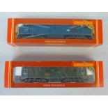 TWO HORNBY 00 GAUGE LOCOMOTIVES INCLUDING R338 BR GREEN CLASS 29 D6103 TOGETHER WITH R369, BR BLUE