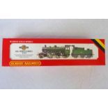 HORNBY R852 OO GAUGE B.R. GREEN 2-6-0 IVATT CLASS R RN 46521 STEAM LOCOMOTIVE AND TENDER, BOXED